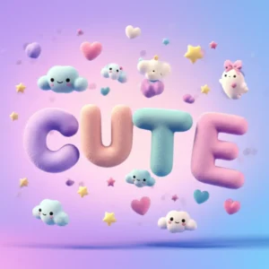 Floating-cute-English-letters-and-symbols-in-soft-pastel-colors,-conveying-warmth-and-charm.