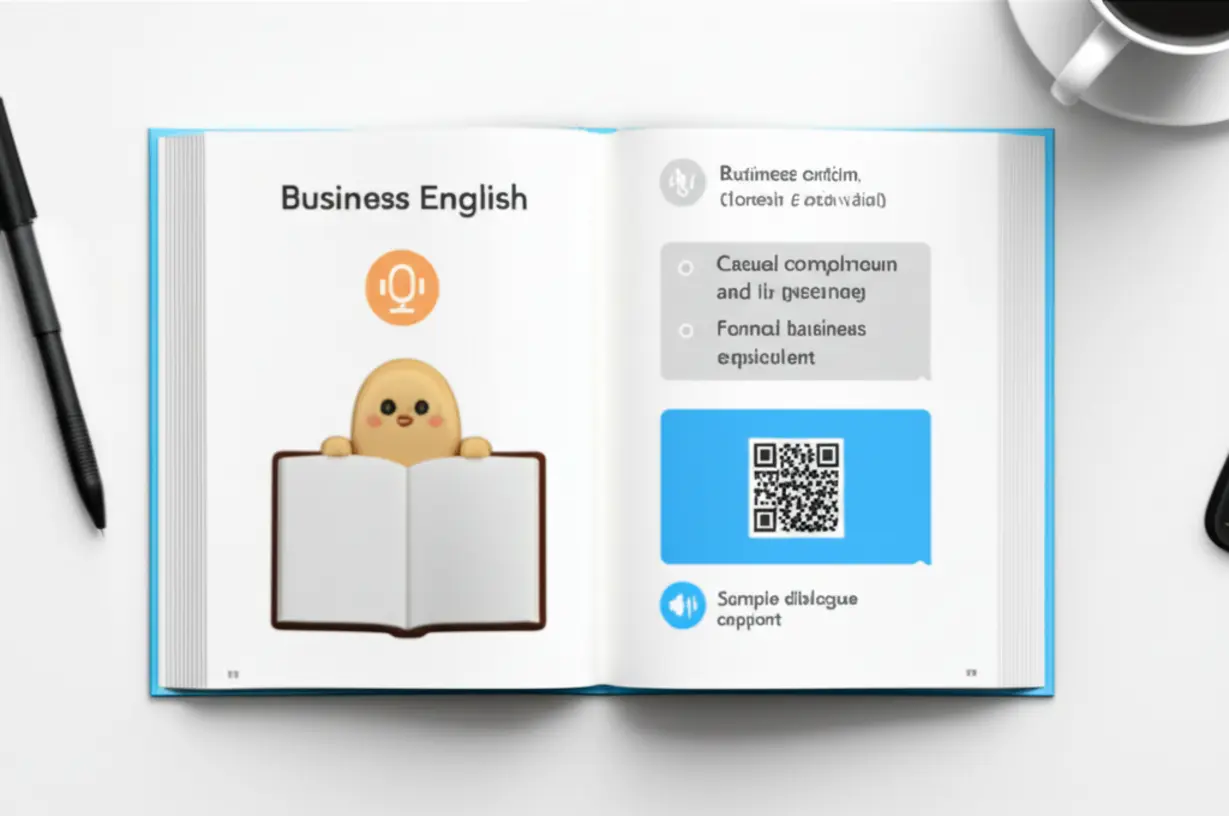 일상과-비즈니스-영어-표현을-비교하고-실전-대화문,-QR-코드-MP3를-제공하는-학습서