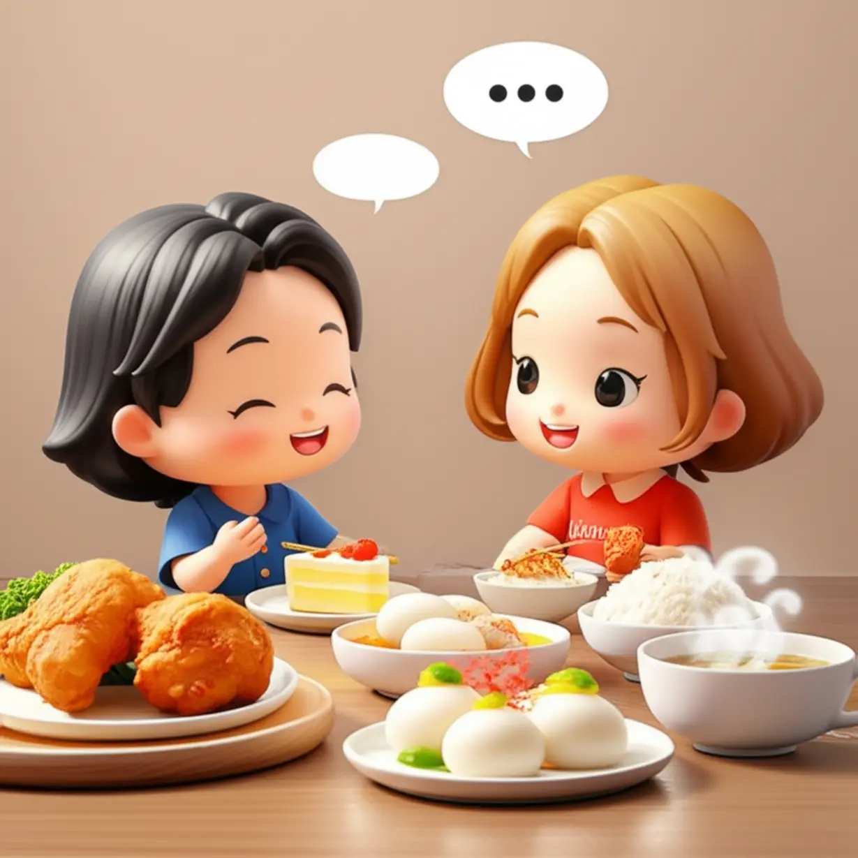 친구들이-음식을-즐기며-식감에-대해-대화하는-즐거운-장면