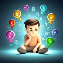 INTP-남자가-생각과-관계를-탐구하는-모습,-귀여운-3D-캐릭터들이-어우러진-이미지