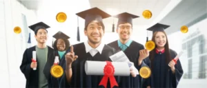 경복대학교-입학,-취업-성공,-학업-성과를-상징하는-귀여운-3D-학생들과-학술-요소