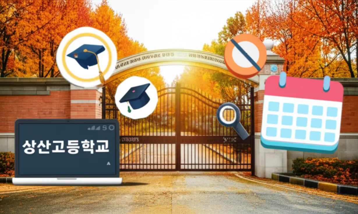 상산고등학교-입학-전형-일정과-모집-요강을-나타내는-이미지