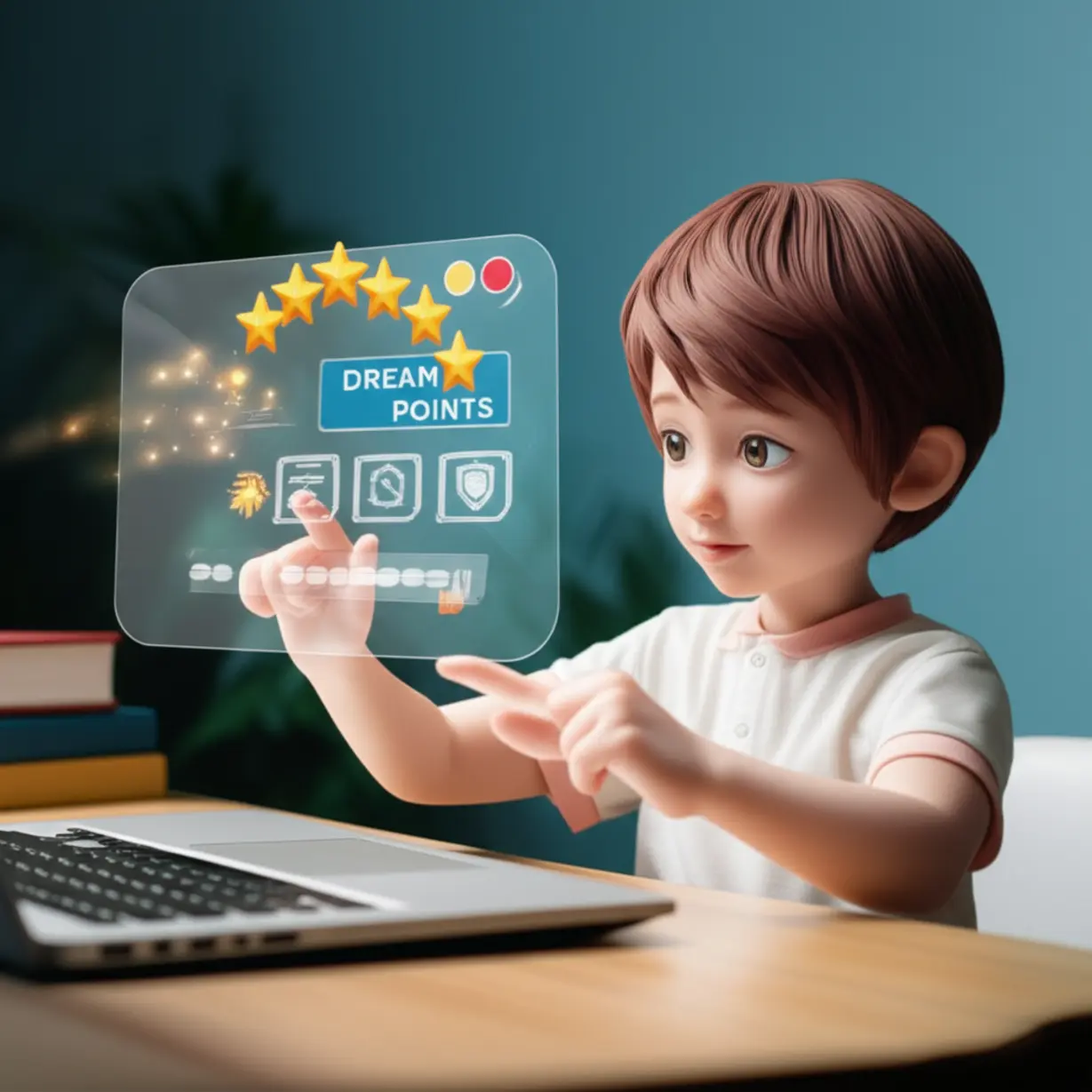 A-cute-3D-image-of-a-student,-depicted-as-a-charming-3D-character,-earning-