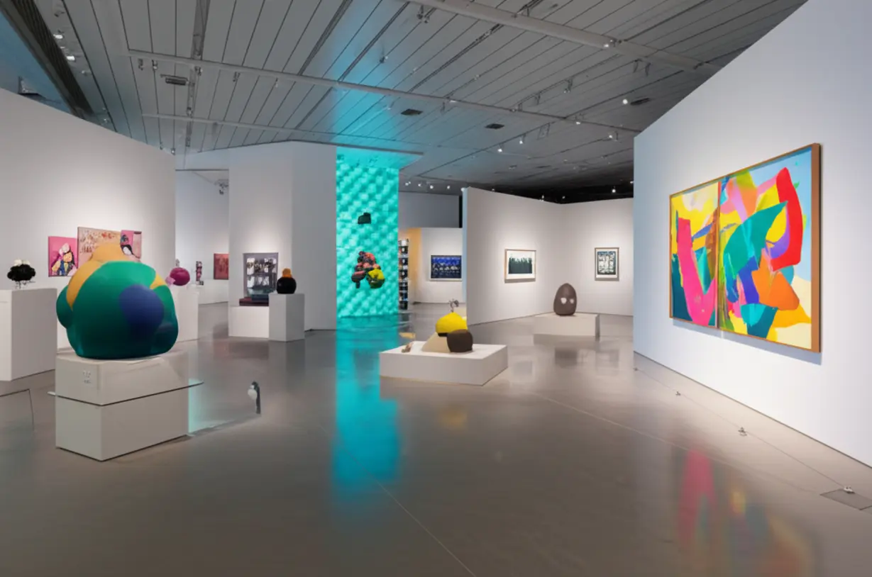 국립현대미술관-서울-내부의-다양한-현대미술-작품-전시-풍경
