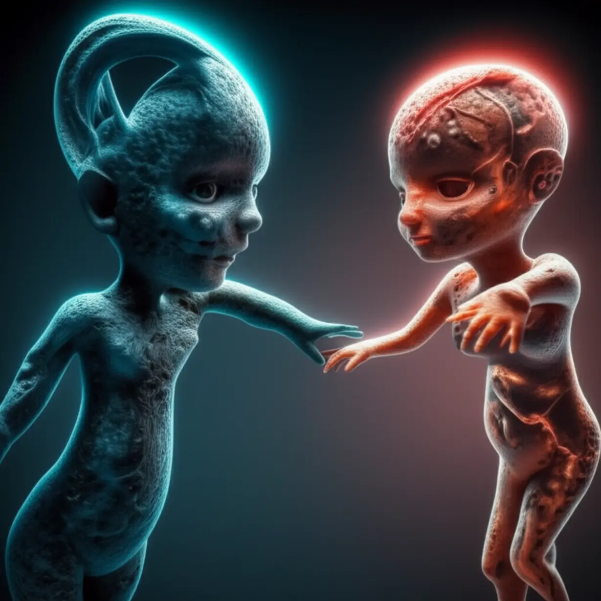 두-개의-얽힌-추상적인-인간-형태가-사랑과-증오의-복잡한-관계를-상징하며,-한쪽은-약간-멀어지고-다른-한쪽은-손을-내밀고-있다.-그들의-형태는-소용돌이치는-감정에-의해-부분적으로-가려져-있고,-눈물과-미소의-미묘한-흔적이-보인다.