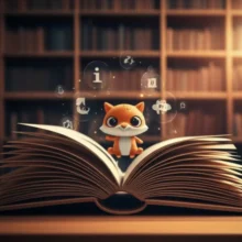 아늑한-도서관-풍경과-정보-아이콘이-어우러진-이미지