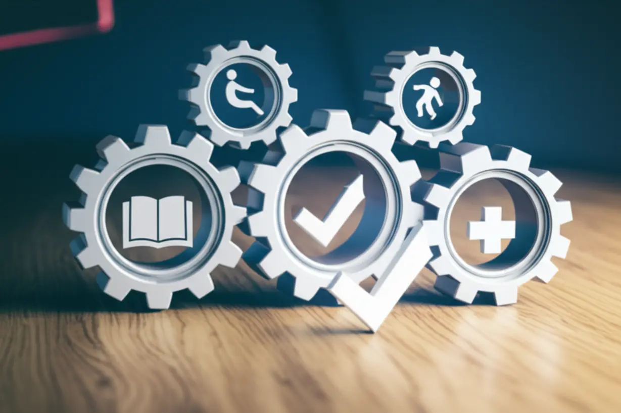 A-3D-illustration-depicting-a-comprehensive-and-easy-to-pass-certification-curriculum-with-success-symbols.