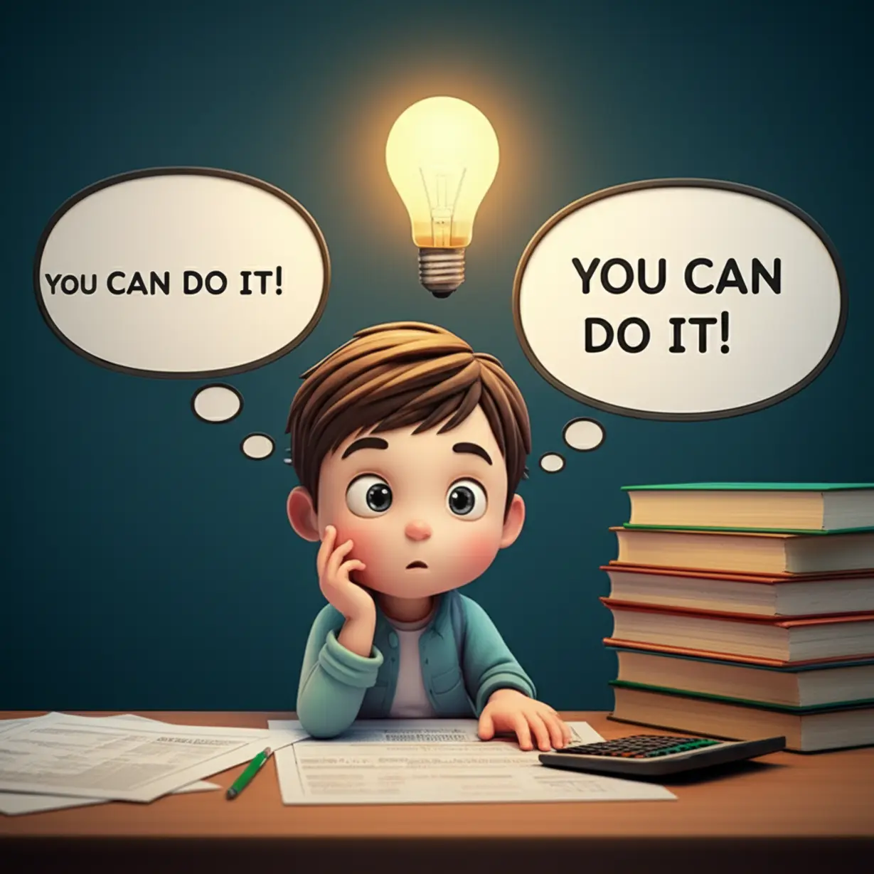 A-curious-student-looking-at-a-flowchart-about-the-Jeonsan-Hoegye-1st-Grade-exam-structure,-representing-initial-understanding-and-challenge.