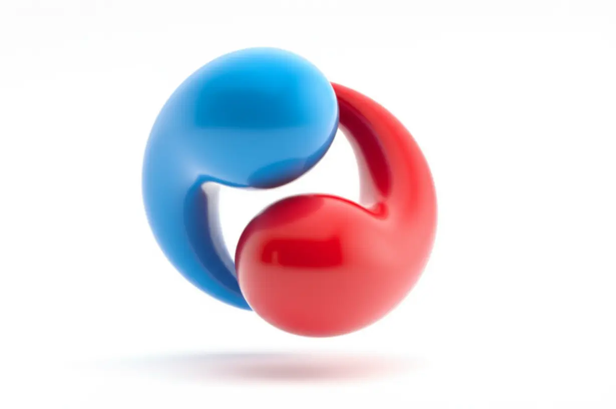 Abstract-3D-representations-of-Egen-(soft-blue)-and-Teto-(strong-red)-concepts,-illustrating-their-hormonal-origins-playfully.