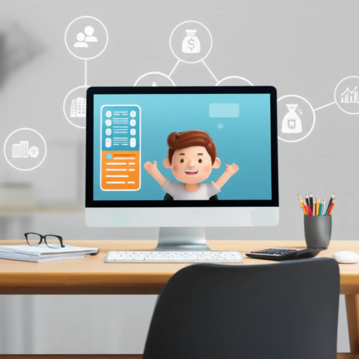 전산회계2급-시험을-치르고-합격-후-다양한-회계-분야로-취업하는-모습