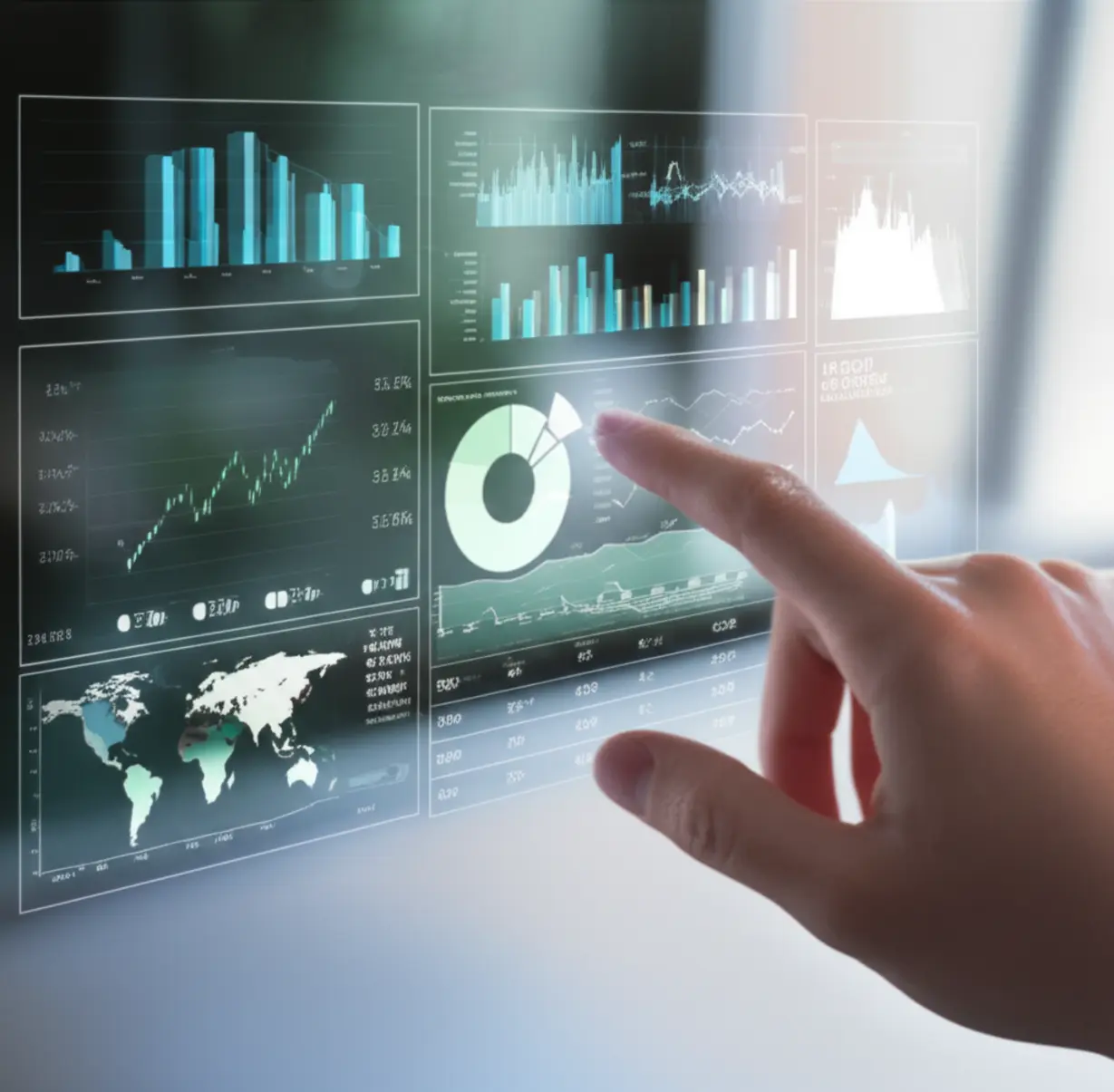 A-modern-digital-dashboard-showing-financial-data,-charts,-and-icons-for-various-smart-accounting-features.