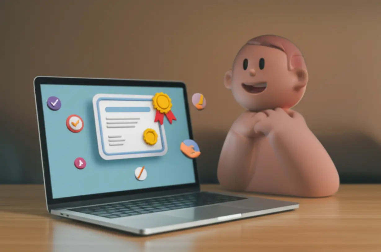 온라인-간병인-자격증-취득-성공을-보여주는-행복한-이미지