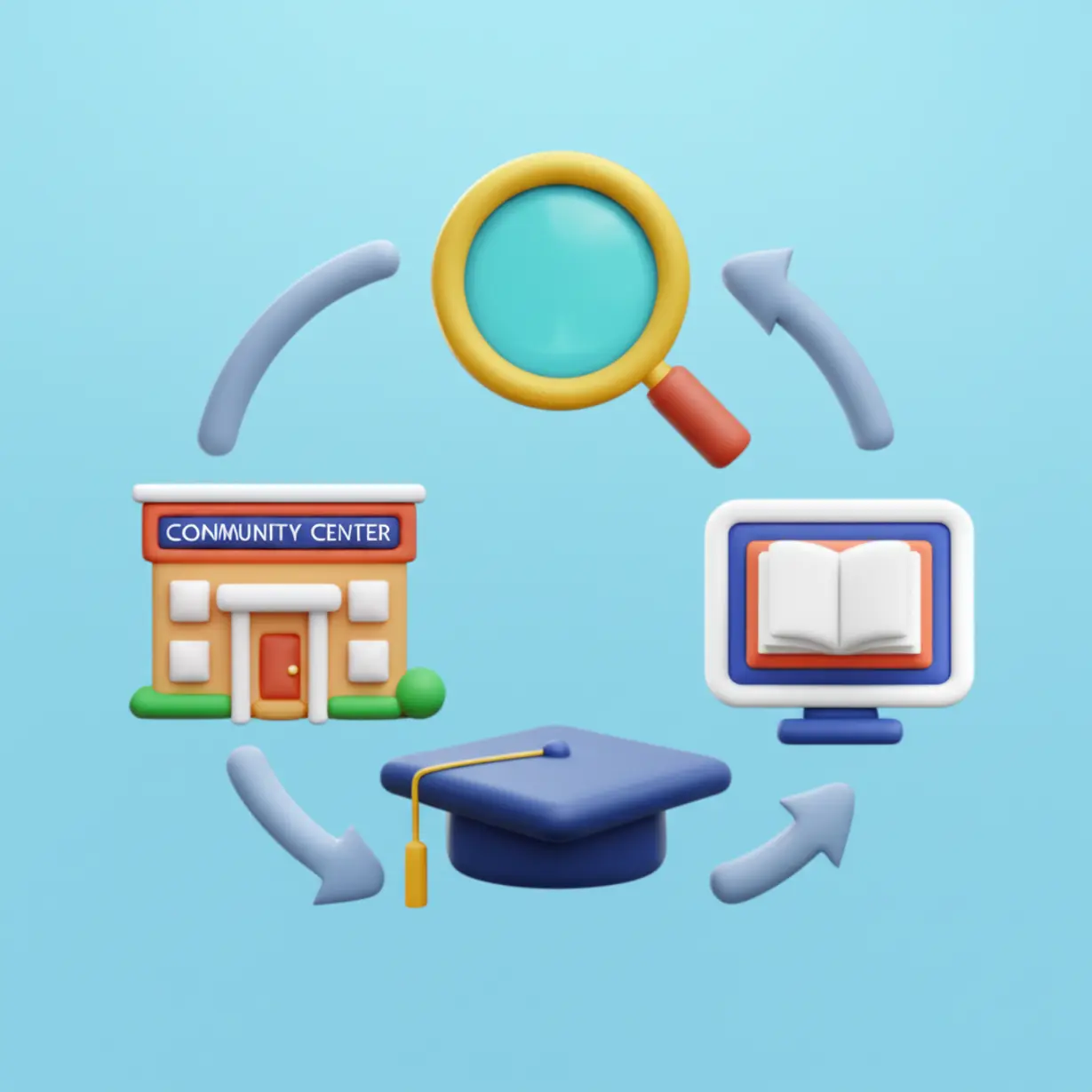 간병인-자격증-취득-기관-유형을-나타내는-세-가지-아이콘-이미지